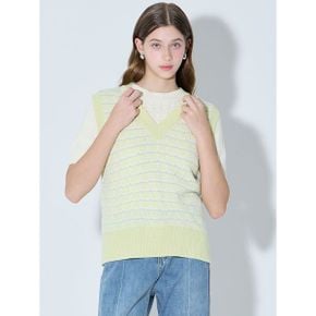 컬러 트위드 베스트 택가격 87000원_P390688363