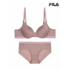 에센셜 메쉬 아웃밴드 라이트브라운 브라 팬티 세트  FI4BAF6661FLBR 2SKU _P357264611