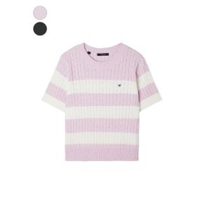 여성 라운드 넥 반팔 풀오버 RP2S06J1_P399736726