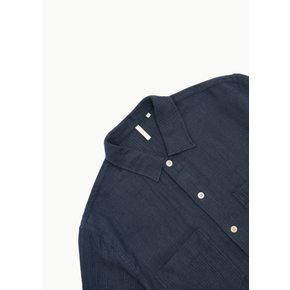 선플라워 26SS Adam Shirt, Navy
