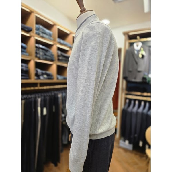 [여주점] 코오롱 브렌우드 남성 이노버 워셔블 셔츠 레이어드 스웨터 BRWAX26151GYL