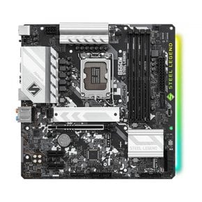 ASRock B660M Steel Legend Intel B660 CPU(LGA1700) B660 Micro ATX 마더보드 시리즈 대응