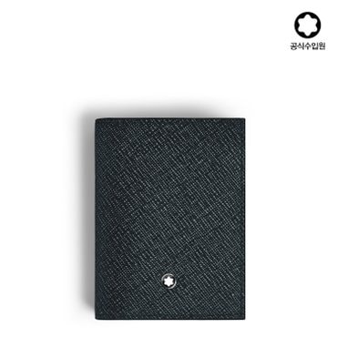 몽블랑 [공식] 사토리얼 4cc 카드/명함 지갑 트위드 블루 220391