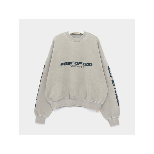 프린팅로고  에센셜 크롭 스웨트 남성 맨투맨 192HO256891F