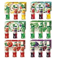  웅진 자연은 병음료 6종 토마토 알로에 포도 석류 사과  망고 180ml x 1박스(12병)모음