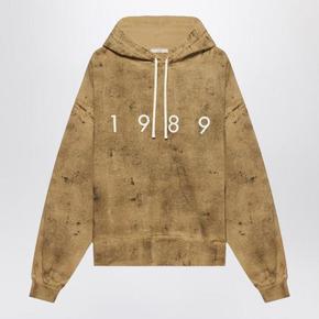 24FW 1989 스튜디오 후드 티셔츠 MFW24 302 LOGOCO P 1989 CAM Beige