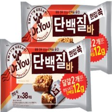 닥터유 단백질바 한입쏙 38P 380g X2개