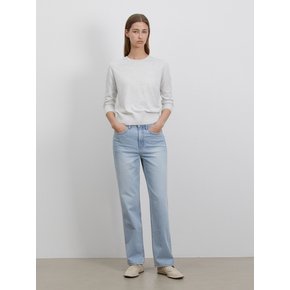 HIGH RISE STRAIGHT-LEG JEANS_LIGHT BLUE