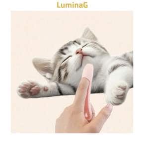 고양이 모양 실리콘 세안 브러쉬 모공솔 실용 보관 수납