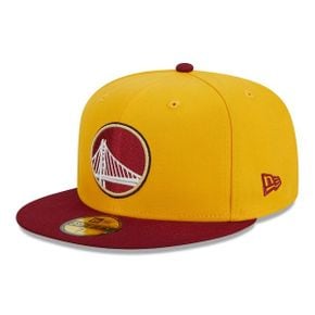 [해외] 983637 뉴에라 모자 NBA 골든스테이트 워리어스 Fall Leaves 2Tone 59FIFTY Fitted Hat Y