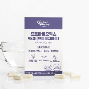 퍼펙트바이오틱스 3중복합기능성 유산균 프로바이오틱스 VEGI 4박스 총120캡슐 4개월분