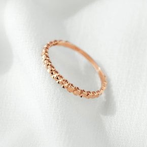 18k 버블 컷팅 반지