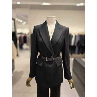 지고트 [파주점] 울 싱글 원버튼 벨티드 자켓  JRBA0JK721