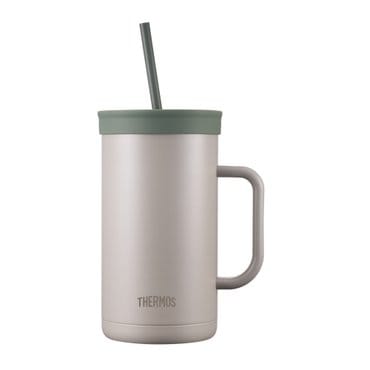 써모스 더 콤팩트 스트로 컵앤텀블러 1000ml 그레이