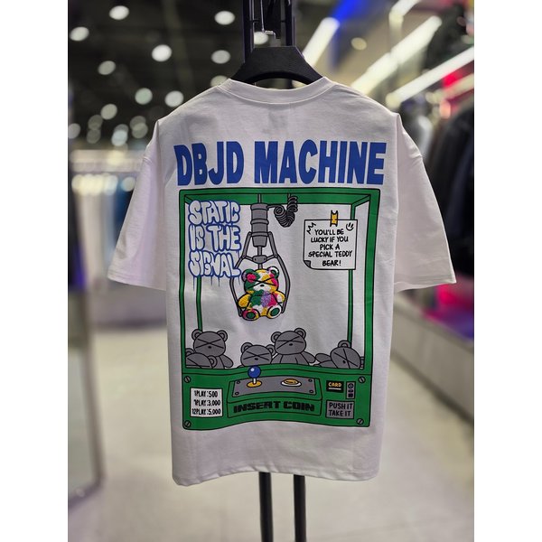 [시흥점] 26 남여공용 뽑기머신 부클베어 반팔티(화이트)/JHZK10202WH