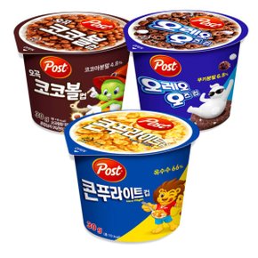 포스트 컵시리얼 3종 30g
