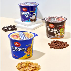 포스트 컵시리얼 3종 30g