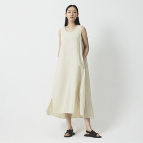 여 크링클 민소매 원피스(BEIGE / NAVY / CHARCOAL)