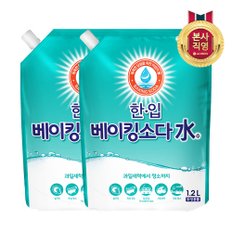 엘지생활건강 한.입 베이킹소다수 1.2L_리필 X 2개