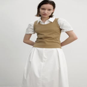 나인 ESSENTIAL COLLAR SHIRT DRESS_S OP6181