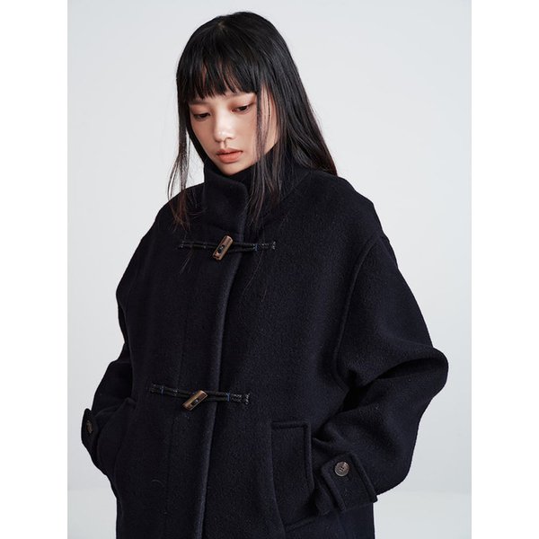 Boucle Duffle Midi Coat  Navy (KE5X30M10R)
