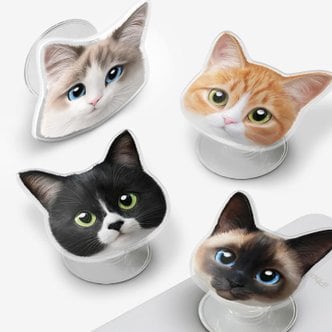  캔디 슈가캣 사랑스러운 반려묘 휴대폰 스마트폰 아크릴 스마트톡 고양이 디자인 폰톡