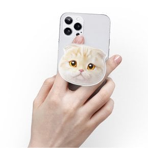 캔디 슈가캣 사랑스러운 반려묘 휴대폰 스마트폰 아크릴 스마트톡 고양이 디자인 폰톡