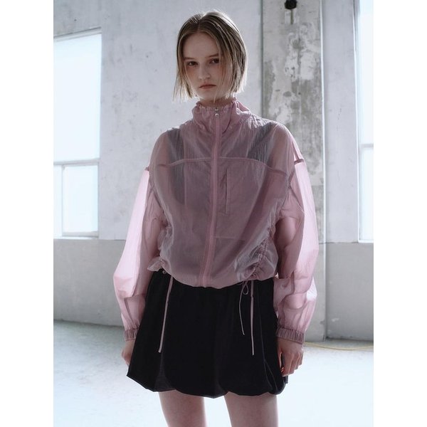 High Neck Shirring Jumper  Light Pink (KE6339M02Y)