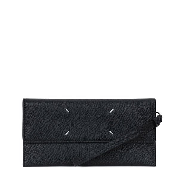 [부산점] 마르지엘라 블랙 스티치 스트랩 장지갑 SA3TT0002 P4745 T8013