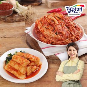 [경원재] 진미령의 국내산 농산물로 만든 포기김치 3kg + 총각김치 2kg..[32486993]