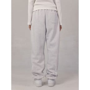 Soft Fleece Sweat Pants (Melange Grey)