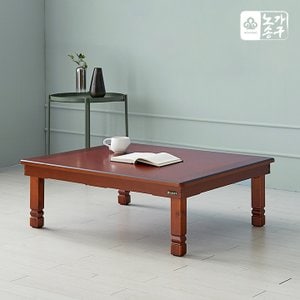 노송가구 백일홍 명품 900 직사각 천연무늬목 교자상 테이블