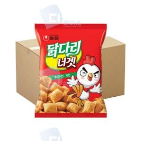 출출할때 간식 농심 닭다리 너겟 후라이드치킨맛 130g 12봉 봉지스낵