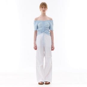 XOXO OFF-SHOULDER / SKY BLUE