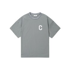 C 로고 나일론 티셔츠 차콜 CO2402ST46CH