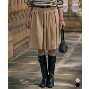Belt set pintuck skirt TIFA02SK01_2color