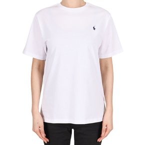 랄프로렌 26SS 포니 로고 반팔티 화이트 성인사이즈 323832904 035 L-XL