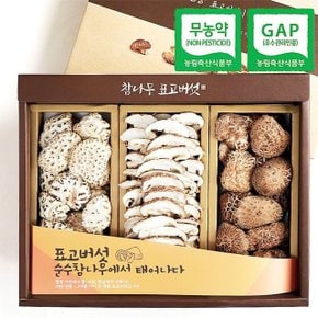 [웰굿]GAP인증 표고버섯 다화고3종세트(백화고,슬라이스,동고)