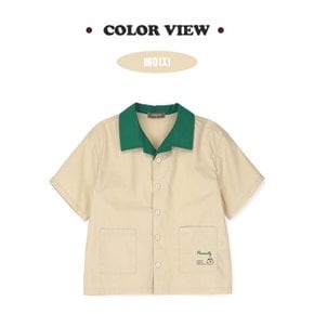 그린카라 반팔 셔츠 P2421B321-1_KG