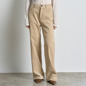 EASY CLASSIC CORDUROY SPAN PANTS [BEIGE]