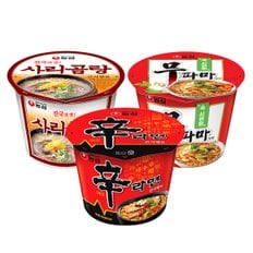 농심 큰컵 12컵 (사리곰탕4컵+무파마4컵+신라면4컵)