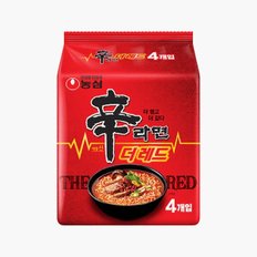 농심 신라면 더 레드 멀티팩 500g 4개