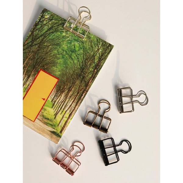 사무용 집게 더블클립 5color