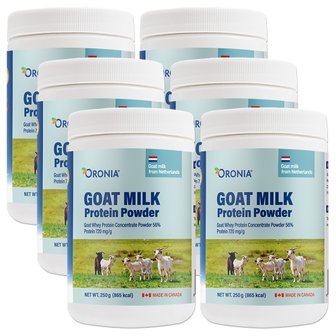  캐나다 오로니아 산양유 단백질 분말 파우더 250g 6개
