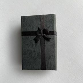 케이스 종이 블랙 사각 박스 선물용 액세서리 목걸이