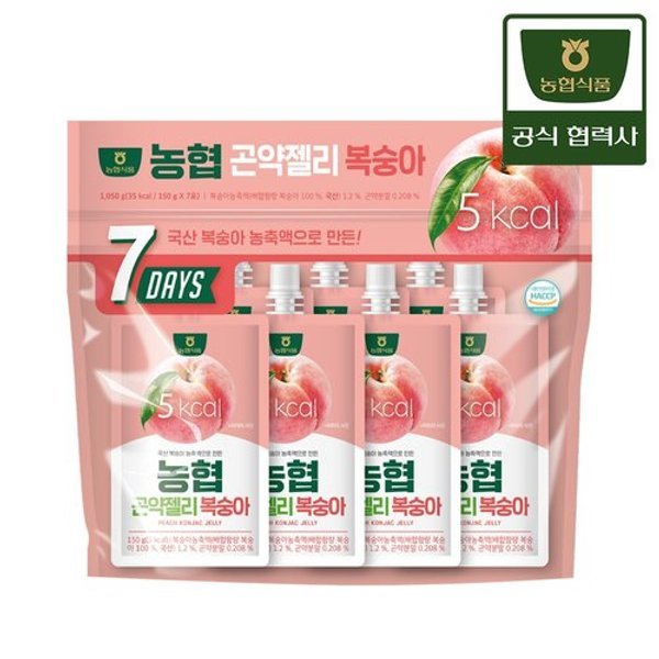 곤약젤리 복숭아 150gx7팩
