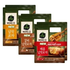 비비고 만두 납작교자 315g 6봉 (납작2+갈비2+매콤2)