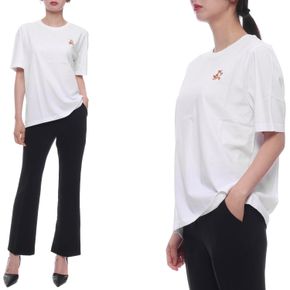 24SS 여성 스피디 폭스 패치 반팔티셔츠 (MW00119KJ0008 P100 24S) 77771800