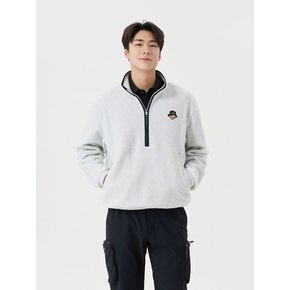 Soft Touch Half Zip-up T-shirt G4TAW25821IVX