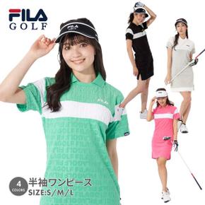 3137459 여성 골프웨어 원피스 자카드 파일 FILA GOLF 필라 753461 CA3233523